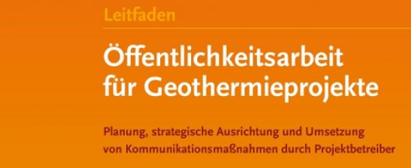Titelbild Leitfaden PR-Leitfaden für Geothermieprojekte von Enerchange